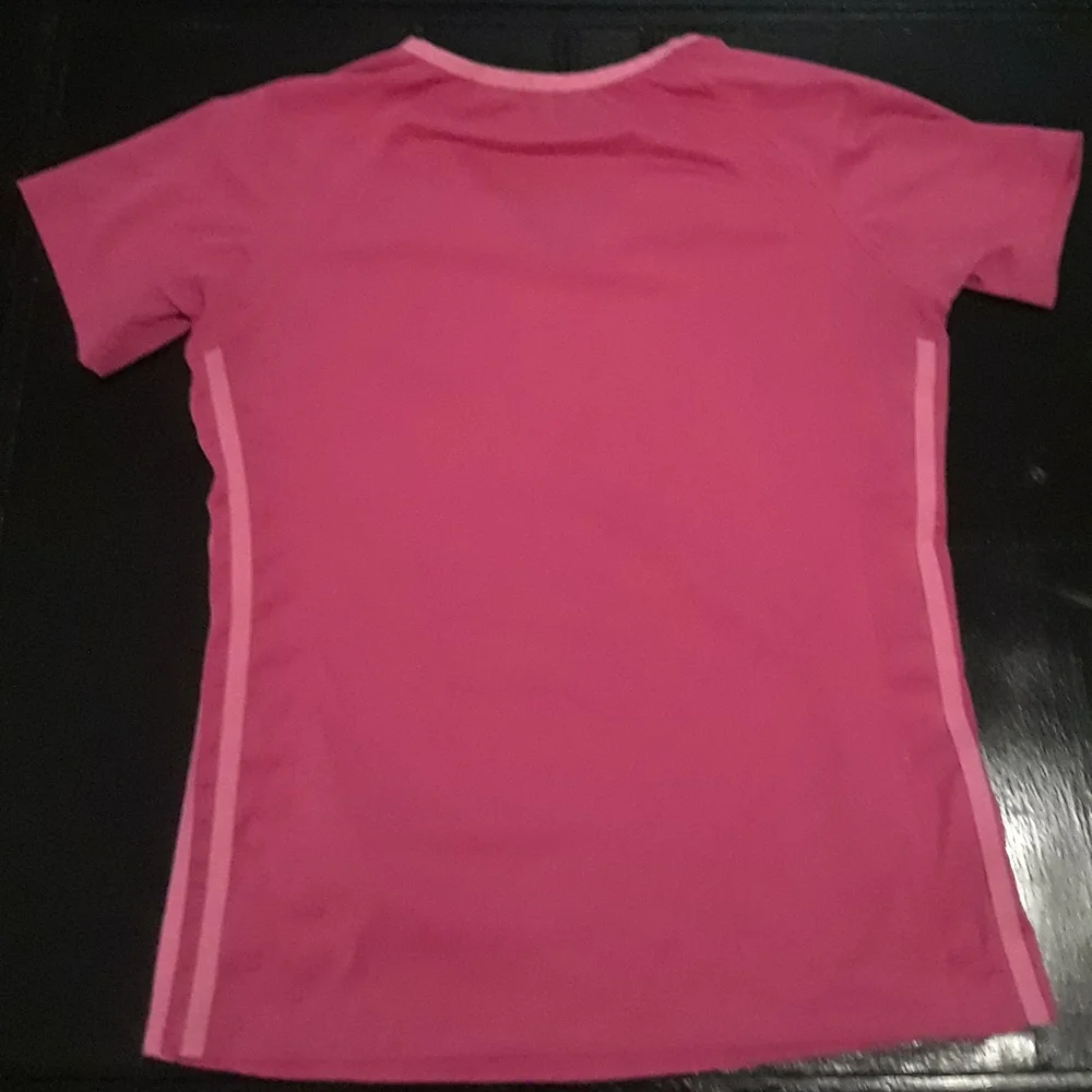 💕HP💕Adidas Pink‎ Fitness T-Shirt
